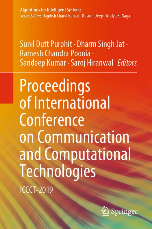 Produktbild: Proceedings of International Conference on Communication and Computational Technologies
