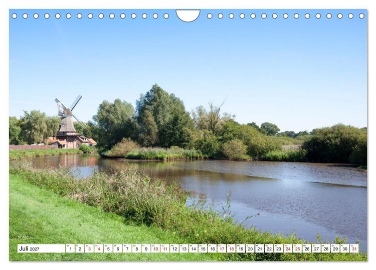 Produktbild: Radland Deutschland - Oldenburger Land (Wandkalender 2027 DIN A4 quer), CALVENDO Monatskalender