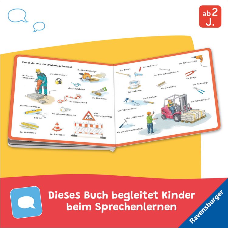 Produktbild: Mein Bilder-W&ouml;rterbuch: Auf der Baustelle