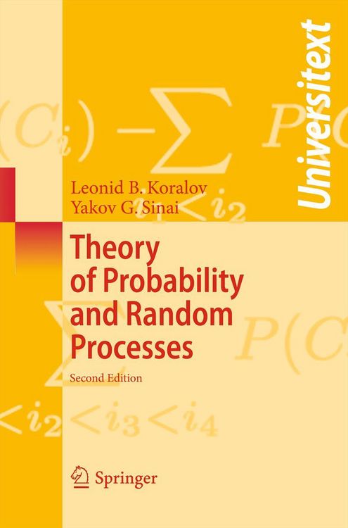 Produktbild: Theory of Probability and Random Processes