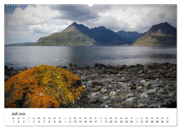 Produktbild: Wildes Schottland 2026 (Wandkalender 2026 DIN A2 quer), CALVENDO Monatskalender