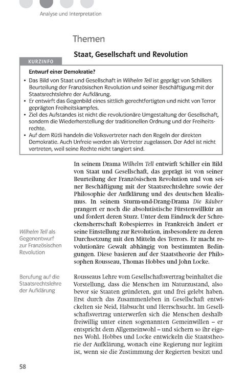 Produktbild: Lekt&uuml;rehilfen Friedrich Schiller 'Wilhelm Tell'