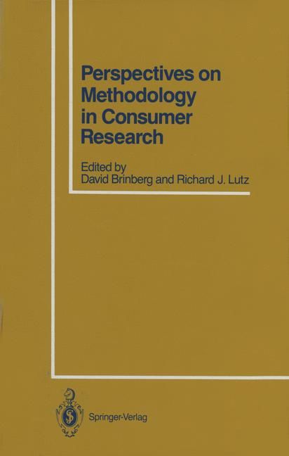 Produktbild: Perspectives on Methodology in Consumer Research