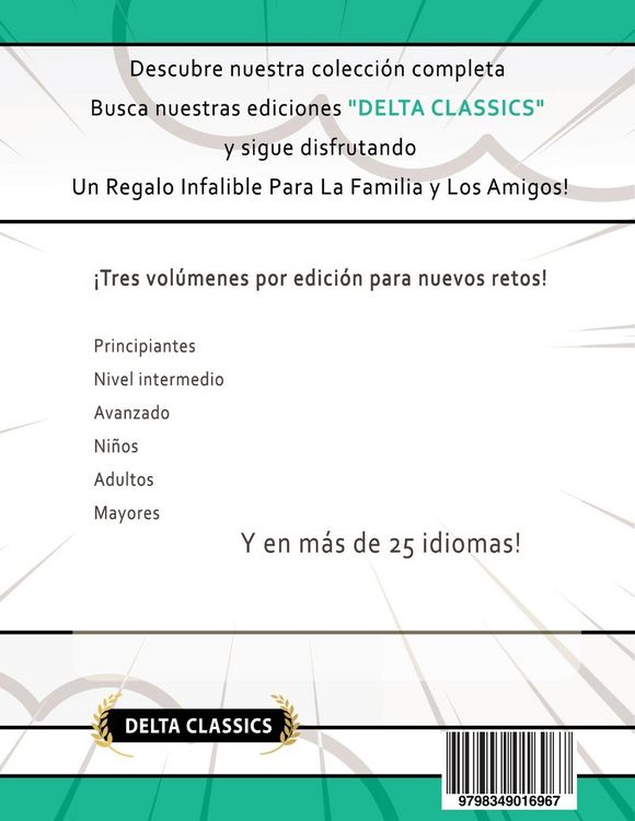 Produktbild: SOPA DE LETRAS EN ESPA&Ntilde;OL PARA AVANZADOS - GENIAL! VOL.1 - DELTA CLASSICS
