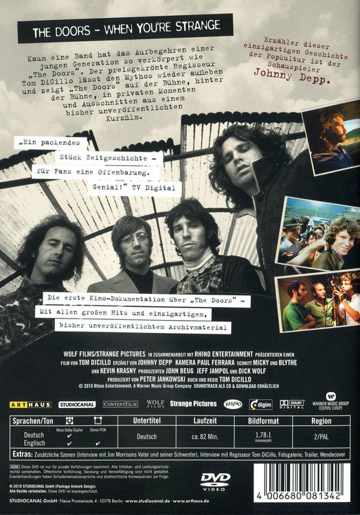 Produktbild: The Doors - When You're Strange