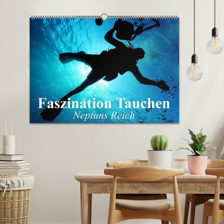 Produktbild: Faszination Tauchen - Neptuns Reich (Wandkalender 2026 DIN A2 quer), CALVENDO Monatskalender