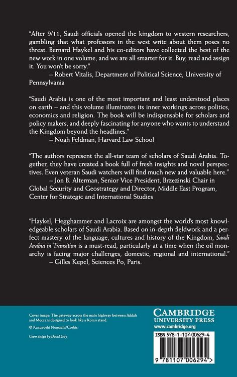 Produktbild: Saudi Arabia in Transition