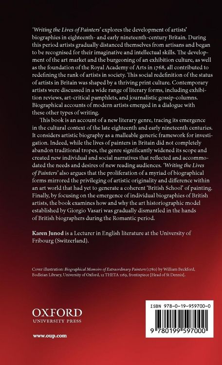 Produktbild: Writing the Lives of Painters