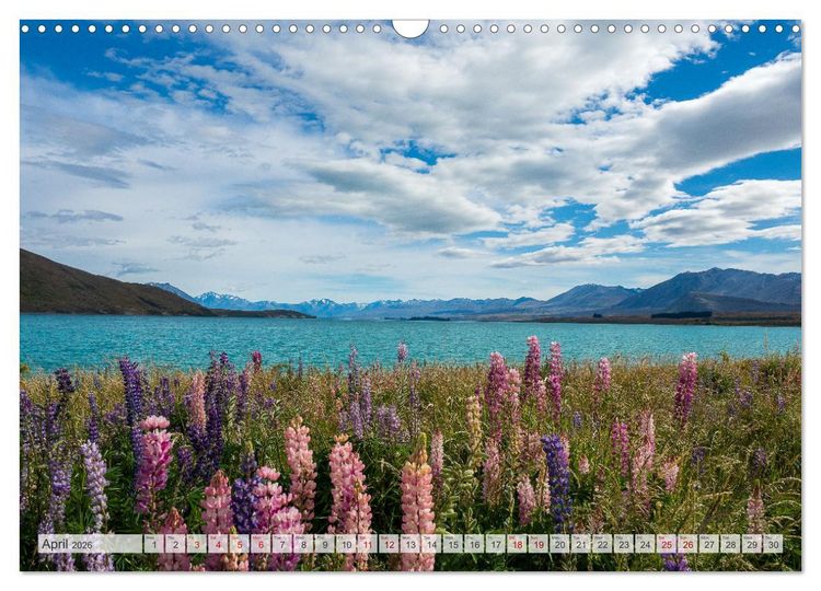 Produktbild: Breathtaking New Zealand (Wall Calendar 2026 DIN A3 landscape), CALVENDO 12 Month Wall Calendar