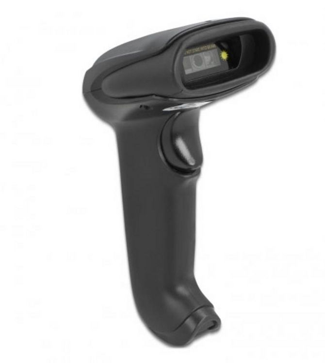 Produktbild: Delock 90562 2D Barcode-Scanner Bluetooth&reg;, Kabelgebunden 2D, 1D LED Schwarz Hand-Scanner