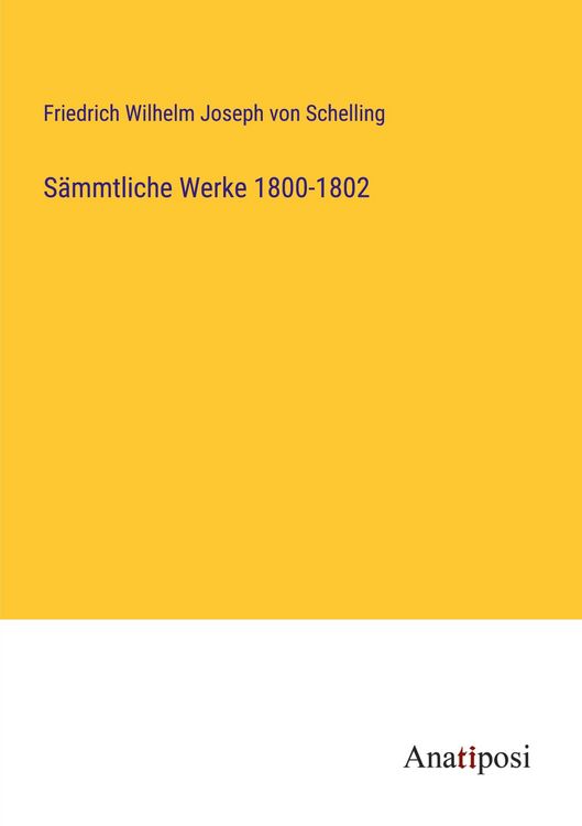 Produktbild: S&auml;mmtliche Werke 1800-1802
