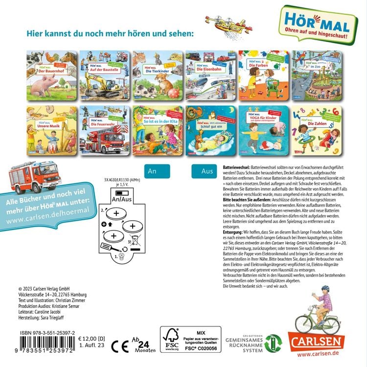 Produktbild: Hör mal (Soundbuch): Die Fahrzeuge
