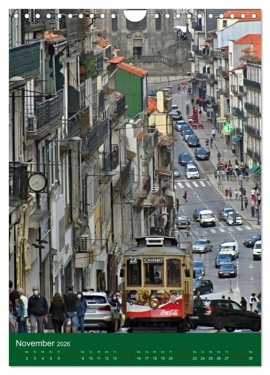 Produktbild: Farbiges Porto (Wandkalender 2026 DIN A4 hoch), CALVENDO Monatskalender