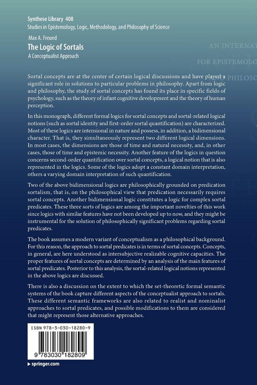 Produktbild: The Logic of Sortals