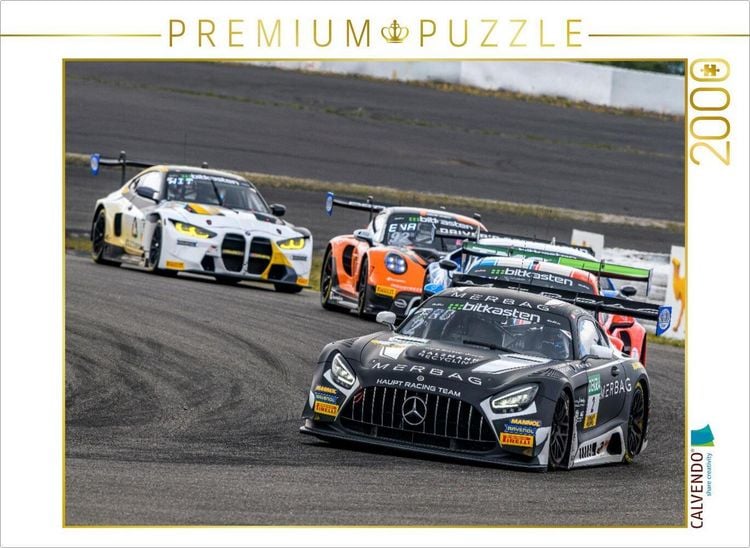 Produktbild: CALVENDO Puzzle Haupt Racing Team / Mercedes AMG GT3 | 2000 Teile Lege-Gr&ouml;&szlig;e 90x67cm Foto-Puzzle f&uuml;r gl&uuml;ckliche Stunden