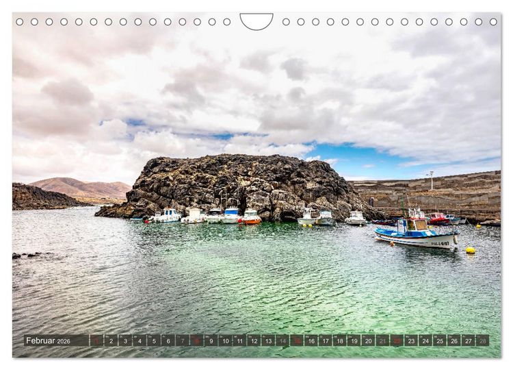 Produktbild: FUERTEVENTURA Paradiesische Impressionen der Insel (Wandkalender 2026 DIN A4 quer), CALVENDO Monatskalender