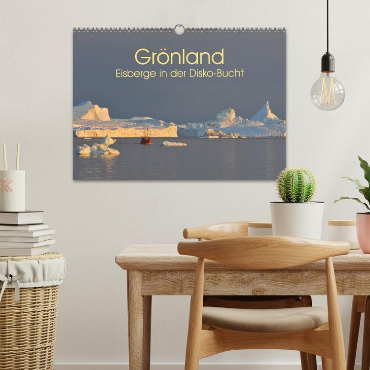 Produktbild: Gr&ouml;nland: Eisberge in der Disko Bucht (Wandkalender 2026 DIN A3 quer), CALVENDO Monatskalender
