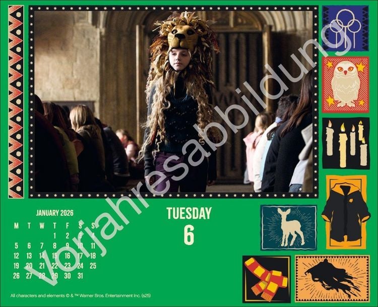 Produktbild: Harry Potter Tagesabrei&szlig;kalender 2027