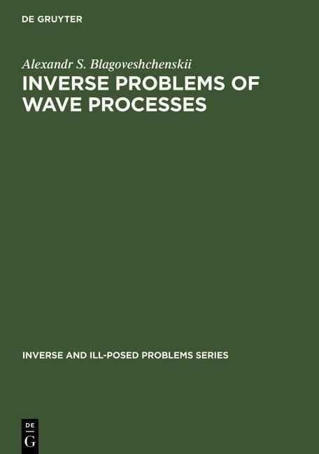 Produktbild: Inverse Problems of Wave Processes
