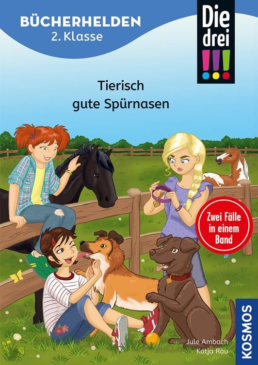 Produktbild: Die drei !!!, B&uuml;cherhelden 2. Klasse, Doppelband, Tierisch gute Sp&uuml;rnasen