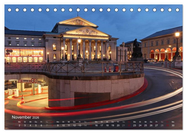 Produktbild: Impressionen aus M&uuml;nchen (Tischkalender 2026 DIN A5 quer), CALVENDO Monatskalender