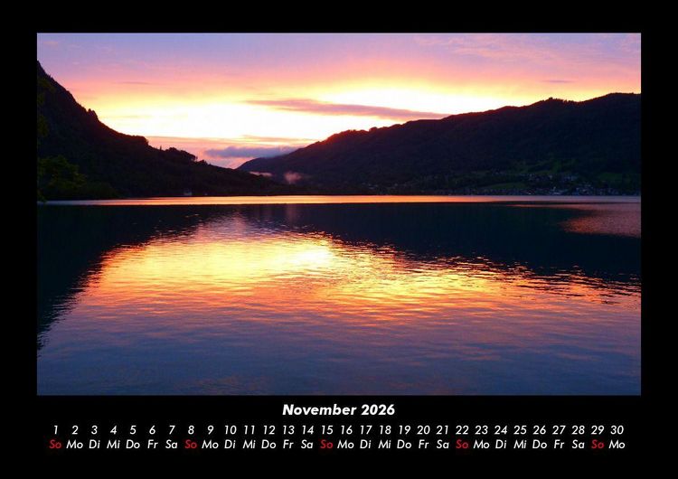 Produktbild: Sonnenunterg&auml;nge 2026 Fotokalender DIN A3