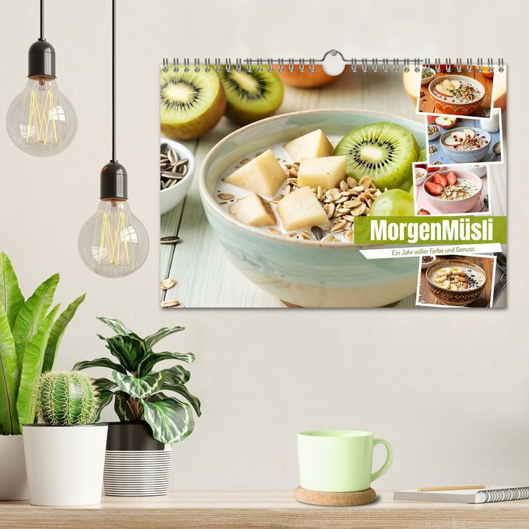 Produktbild: MorgenM&uuml;sli - Ein Jahr voller Farbe und Genuss (Wandkalender 2027 DIN A4 quer), CALVENDO Monatskalender