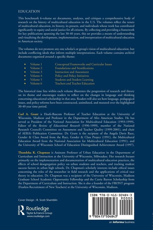 Produktbild: History of Multicultural Education