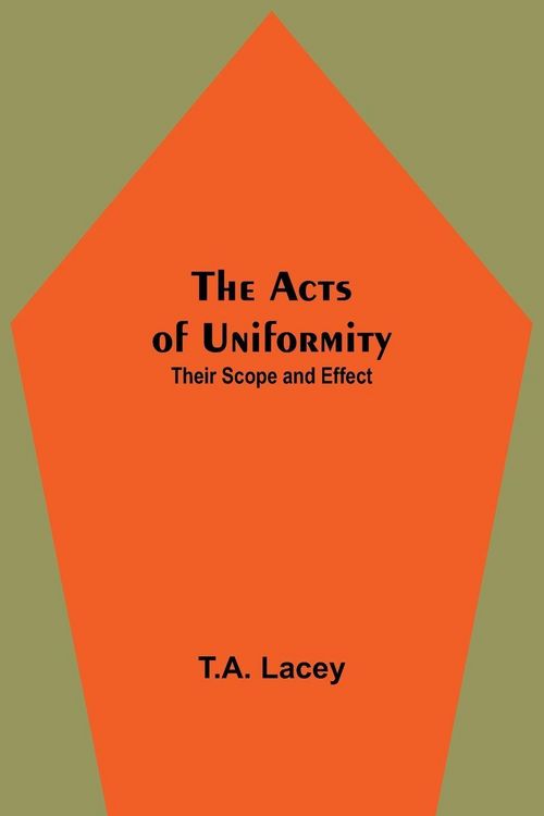 Produktbild: The Acts of Uniformity