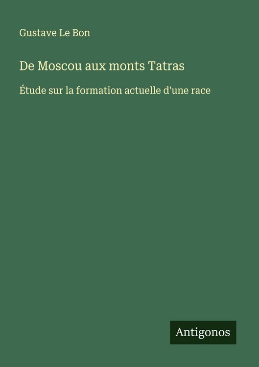 Produktbild: De Moscou aux monts Tatras