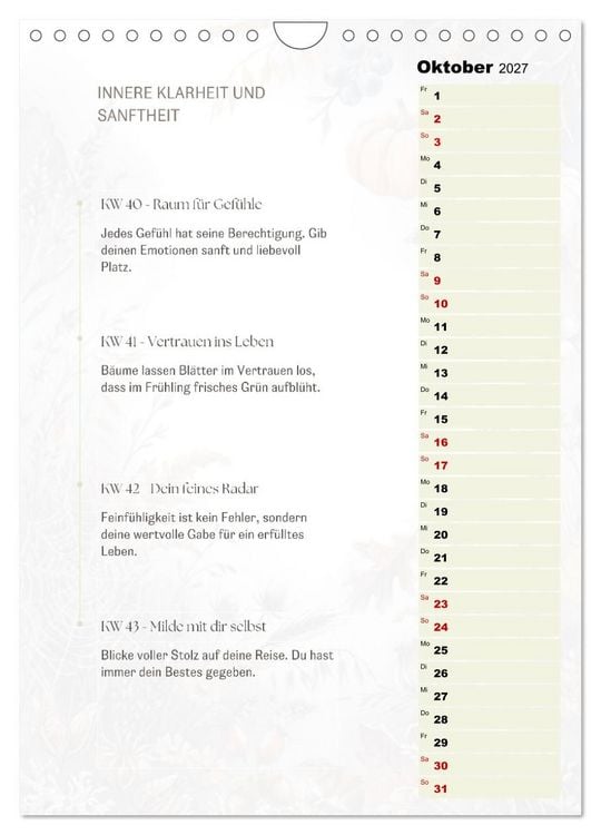 Produktbild: SEELENKOMPASS (Wandkalender 2027 DIN A4 hoch), CALVENDO Monatskalender