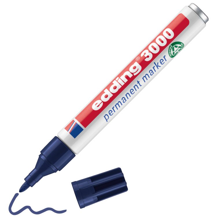 Produktbild: EDDING&reg; Permanent Marker 3000, stahlblau