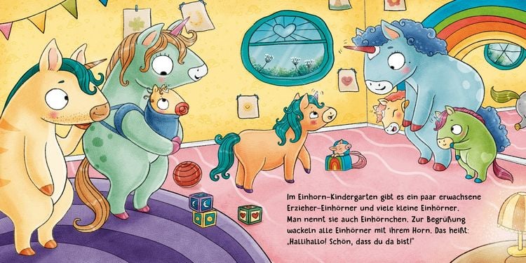 Produktbild: Wei&szlig;t du, wie Einh&ouml;rner in den Kindergarten gehen?