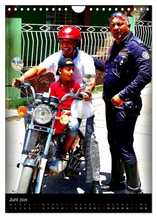 Produktbild: SUZUKI BIKER IN HAVANNA (Wandkalender 2026 DIN A4 hoch), CALVENDO Monatskalender