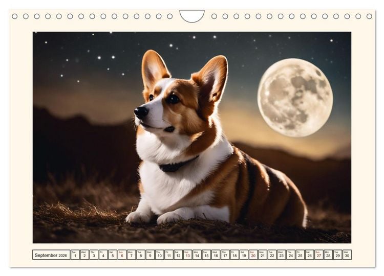 Produktbild: Welsh Corgi Pembroke (Wall Calendar 2026 DIN A4 landscape), CALVENDO 12 Month Wall Calendar