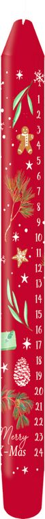 Produktbild: Adventskalender-Kerze &ndash; Alle Jahre wieder