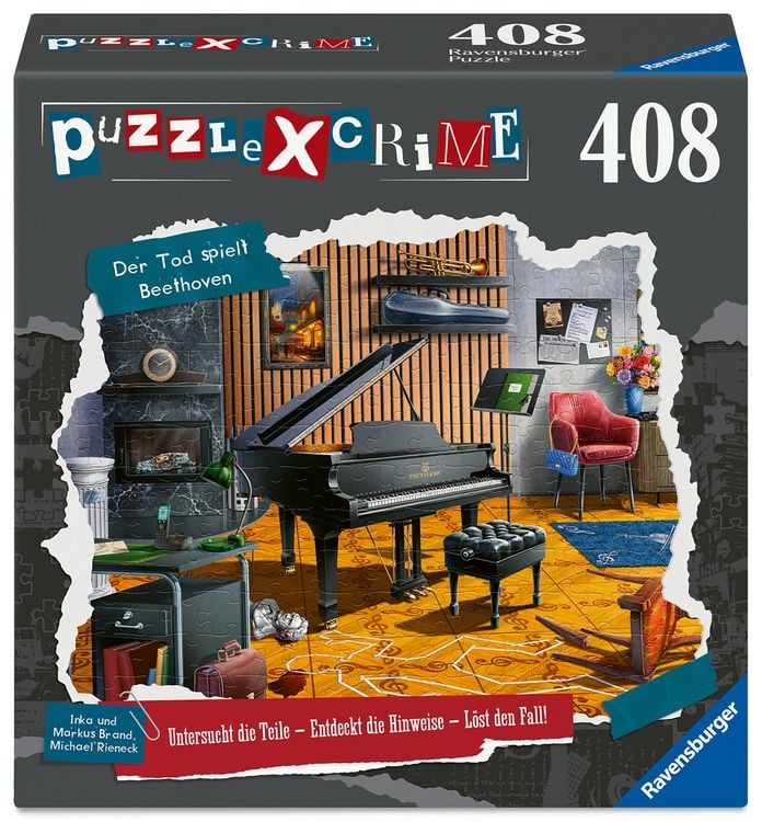Produktbild: Puzzle X Crime 408 Teile - Der Tod spielt Beethoven