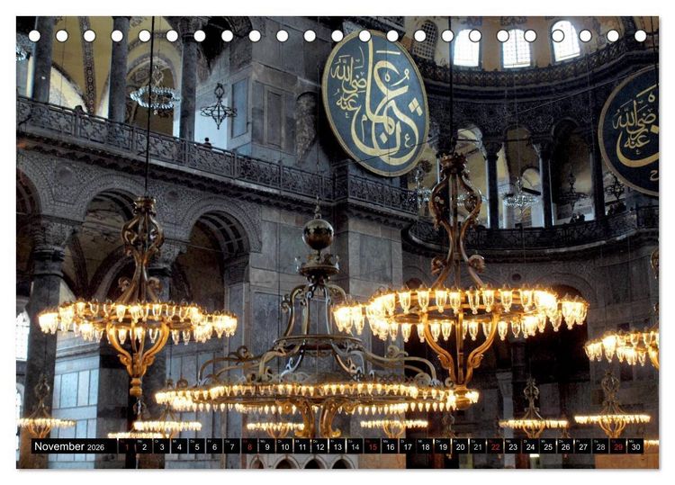 Produktbild: Istanbul - Konstantinopel - Byzanz (Tischkalender 2026 DIN A5 quer), CALVENDO Monatskalender