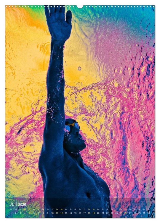 Produktbild: WASSERLIEBE (hochwertiger Premium Wandkalender 2026 DIN A2 hoch), Kunstdruck in Hochglanz