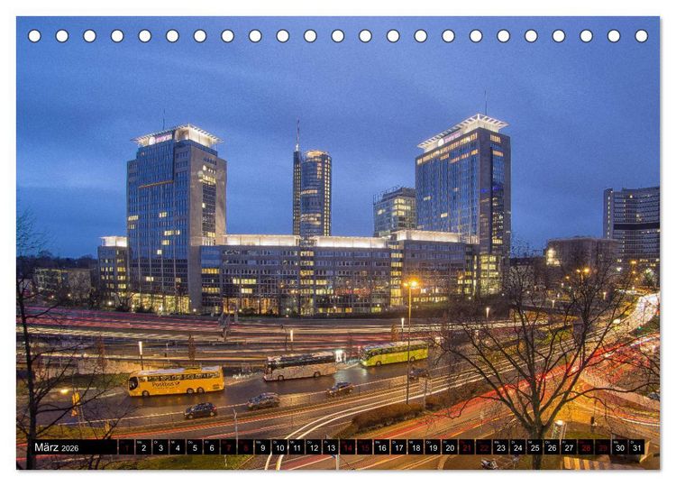 Produktbild: Essen bei Nacht (Tischkalender 2026 DIN A5 quer), CALVENDO Monatskalender