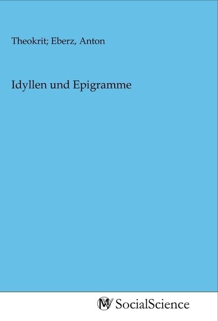 Produktbild: Idyllen und Epigramme