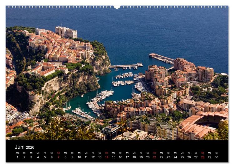 Produktbild: Faszination Monaco (Wandkalender 2026 DIN A2 quer), CALVENDO Monatskalender