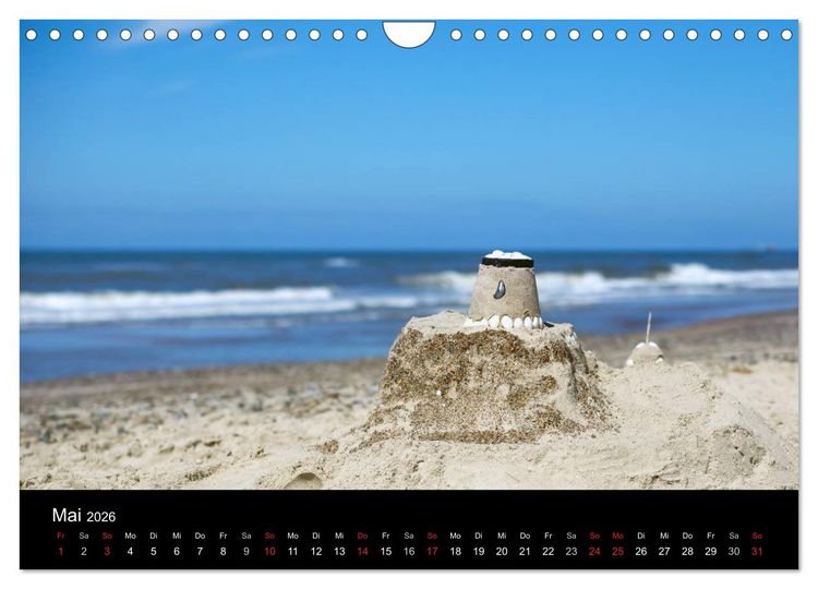Produktbild: D&auml;nemarks Nordseek&uuml;ste (Wandkalender 2026 DIN A4 quer), CALVENDO Monatskalender
