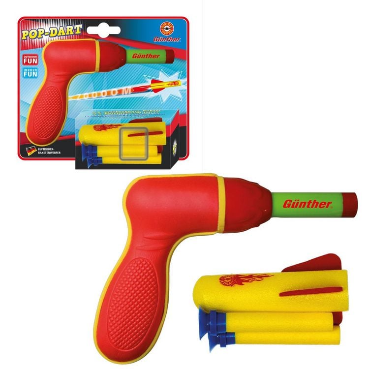Produktbild: Paul G&uuml;nther 1542 - POP-DART, Luftdruck-Raketenwerfer, Flugspiel