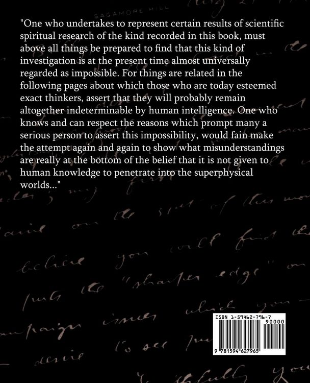 Produktbild: An Outline of Occult Science