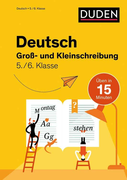 Produktbild: Deutsch in 15 Min - Gro&szlig;- und Kleinschreibung 5./6. Klasse
