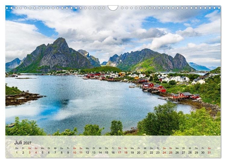 Produktbild: Norwegen Wo die Natur Geschichten erz&auml;hlt (Wandkalender 2027 DIN A3 quer), CALVENDO Monatskalender