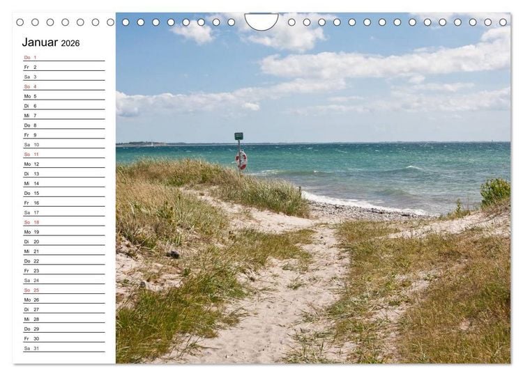 Produktbild: Insel &AElig;r&oslash; - Perle der D&auml;nischen S&uuml;dsee (Wandkalender 2026 DIN A4 quer), CALVENDO Monatskalender