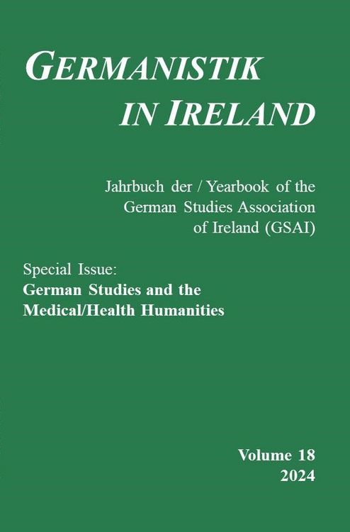 Produktbild: German Studies and the Medical/Health Humanities