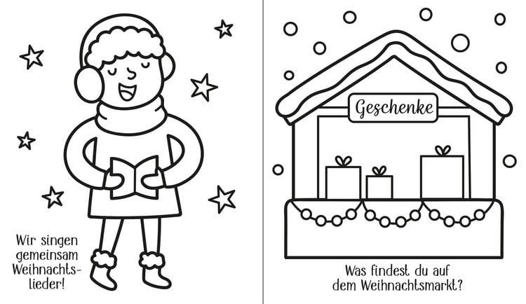 Produktbild: Kleine Kreativ-Werkstatt - Ganz einfach ganz viel ausmalen: Weihnachtszeit